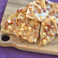 The Easiest Peanut Brittle Ever - Recipe photo by ThreeManyCooks