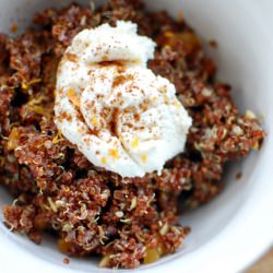 Sweet Breakfast Quinoa - Recipe photo by Wallflower