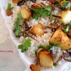 Paneer Pulav/Rice. - Recipe photo by nisahomey