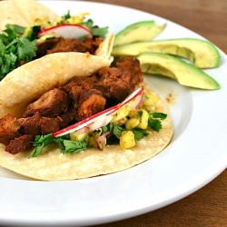 Pork Tacos w/ Pineapple Salsa - Recipe photo by brooklynsupper