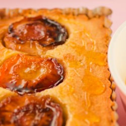 Nectarine Tart w/ Orange Syrup - Recipe photo by delicieux