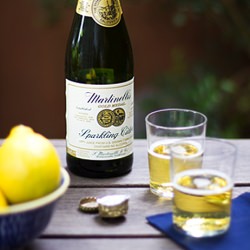 Sparkling Cider Sorbet - Recipe photo by Kitchen Konfidence
