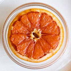 Broiled Grapefruit - Recipe photo by SweetSavoryPlanet