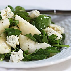 Pear, Blue Cheese Salad - Recipe photo by CookandBeMerry