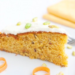 Carrot, Orange & Pistachio Cake - Recipe photo by labna