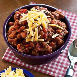Crockpot Bison & Pork Chili - Recipe photo by LauraFlowers