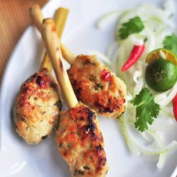 Grilled Lemongrass Chicken Skewers - Recipe photo by aquadaze