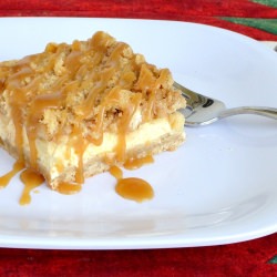 Caramel Apple Cheesecake Bars - Recipe photo by bekita