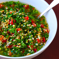 Tabbouleh Soup - Recipe photo by gimme some oven