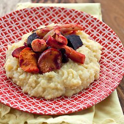 Onion Cheddar Polenta - Recipe photo by LauraFlowers