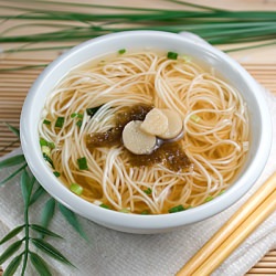 Somen (Nyumen) Miso Soup - Recipe photo by SpicieFoodie