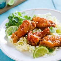Sriracha Honey Buffalo Wings - Recipe photo by White On Rice Couple