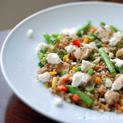 Chicken and Farro Confetti Salad - Recipe photo by The Enchanted Cook