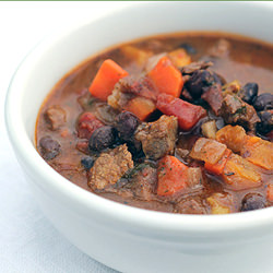 Spicy Chili with Flank Steak - Recipe photo by tastefullydone