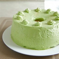 Lychee Chiffon with Matcha Cream - Recipe photo by ThePleasureMonger