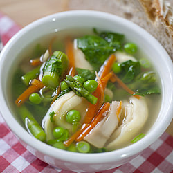 Salad Bar Soup - Recipe photo by TheMeaningofPie