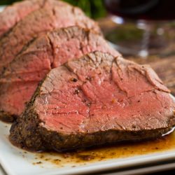 Roast Tenderloin of Beef - Recipe photo by Sally Cameron