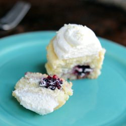 Blackberry Chiffon Cupcakes - Recipe photo by sweetkiera