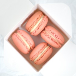 Quince & White Chocolate Macarons - Recipe photo by IrvingWashington