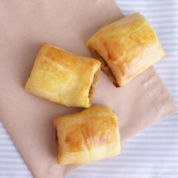 Lamb & Harissa Sausage Rolls - Recipe photo by thesqueeproject