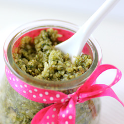 Basil & Walnut Pesto - Recipe photo by bakinginlisbon