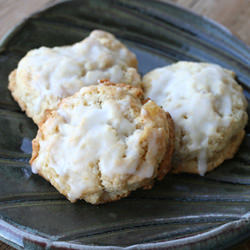 Lemon Ginger Scones - Recipe photo by foodlibrarian