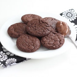 Chocolate Nutella Cookies - Recipe photo by twopeasandtheirpod
