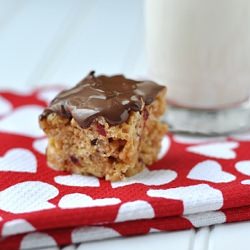 Nutella Peanut Butter Crispies - Recipe photo by savorthethyme