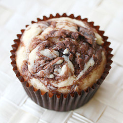 Self-Frosting Nutella Cupcakes - Recipe photo by foodlibrarian