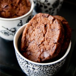 Fleur de Sel Chocolate Sablés - Recipe photo by melanger