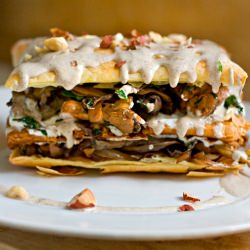 Mushroom Mille-feuille & Noisette - Recipe photo by frenchforfoodies