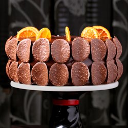 Orange and Chocolate Layer Cake - Recipe photo by kupenska