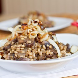 Mushroom Risotto - Recipe photo by ohsheglows
