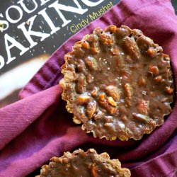 Caramel, Chocolate and Almond Tart - Recipe photo by HaleyBrooke2