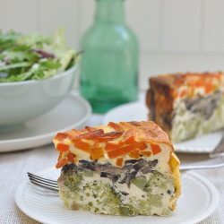 Vegetable Cake Inspired by Julia - Recipe photo by Trissalicious
