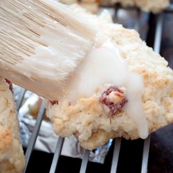 Maple Bacon Cheddar Scones - Recipe photo by lighterandlocal