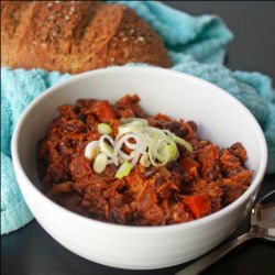 Pork & Black Bean Chili - Recipe photo by piccantedolce