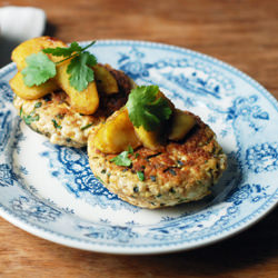 Herbed Tofu Cakes - Recipe photo by joanamendes