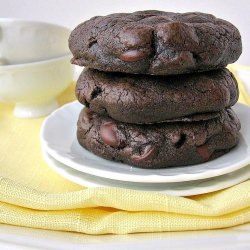 Black Magic Chocolate Mint Cookies - Recipe photo by Gamine Cuisine