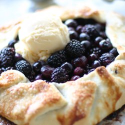 Blackberry Galette - Recipe photo by CheekyKitchen