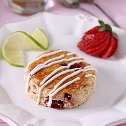 Strawberry Lime Scones - Recipe photo by kupenska