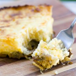 Twice Baked Potato Pie - Recipe photo by nofaceplate