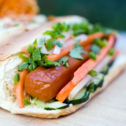 Banh Mi Hotdog - Recipe photo by nofaceplate