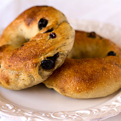 Blueberry Bagels - Recipe photo by browneyedbaker
