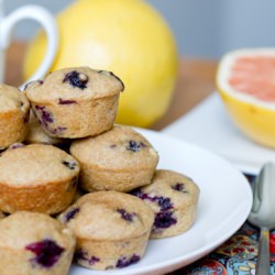 Blueberry Spelt Muffins - Recipe photo by A Bicycle Built For Two