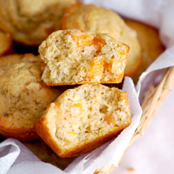 White Whole Wheat Apricot Muffins - Recipe photo by beth_hyzy