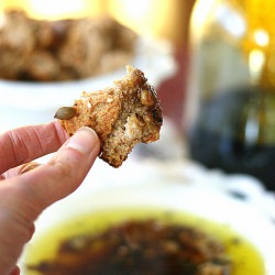 Roasted Garlic Dipping Oil - Recipe photo by perrysplate