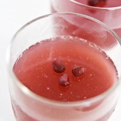 Pomegranate Panna Cotta - Recipe photo by atasteofkoko