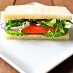 Cucumber, Arugula, Tomato Sandwich - Recipe photo by okiedokieartichokie