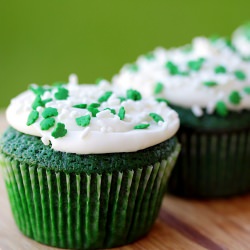 Green Velvet Cupcakes - Recipe photo by LoveFromTheOven